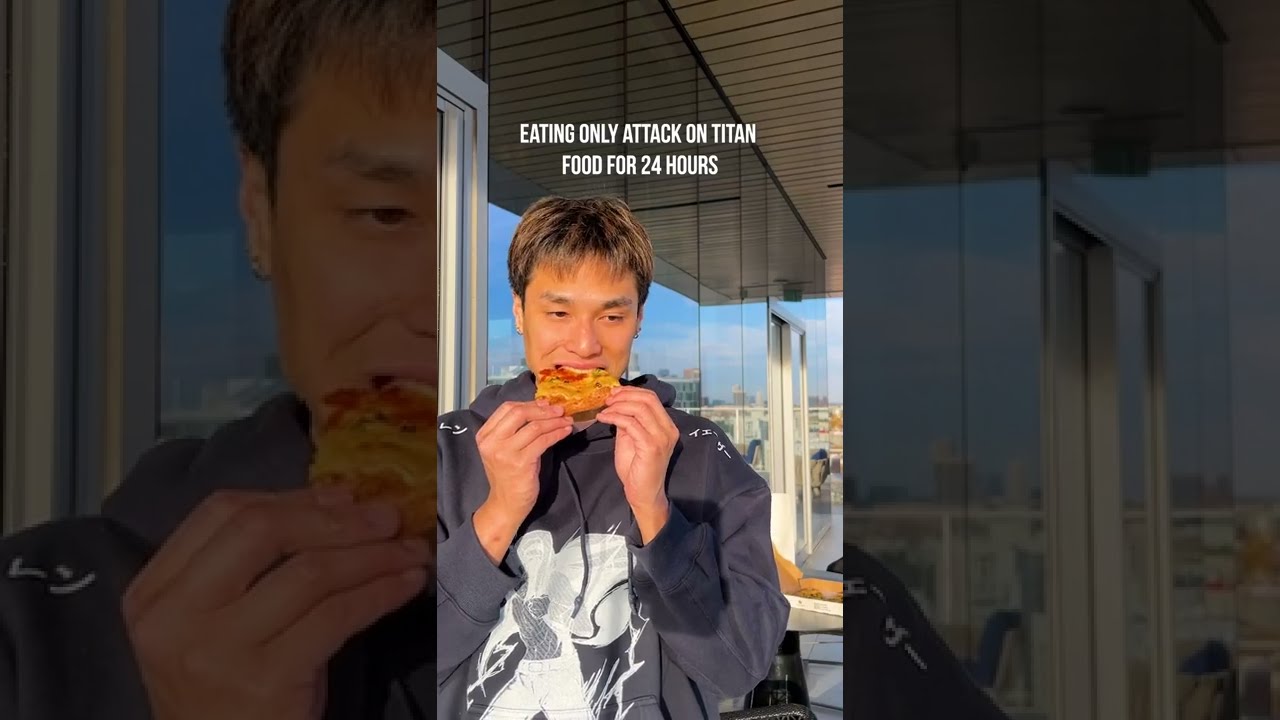 Eating Only Attack on Titan Food for 24 Hours