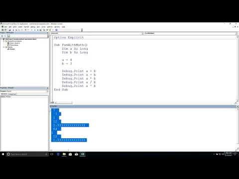 Microsoft Visual Basic - Mathematical Operations
