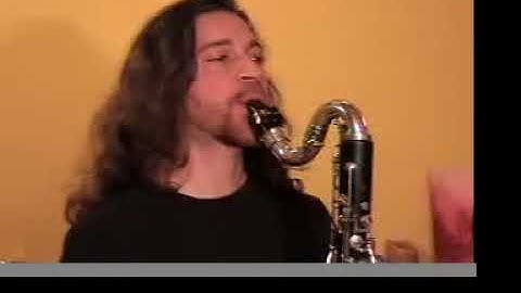 Throat harmonics on bass clarinet - Cornelius Boots tutorial #6, 2007 "how to" instructional video