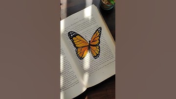 How to draw a flying Butterfly #viral #youtubeshorts #shorts