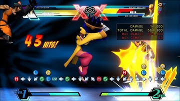 UMVC3: Hsien-Ko/Spencer/Doom midscreen bnb combo