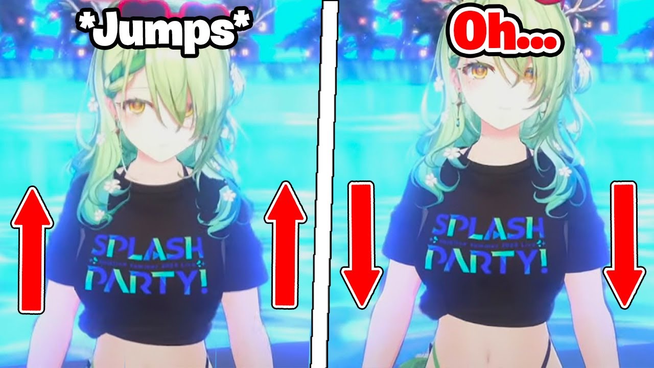 Fauna Notices Something About Her Shirt When She Jumps...【Hololive EN】