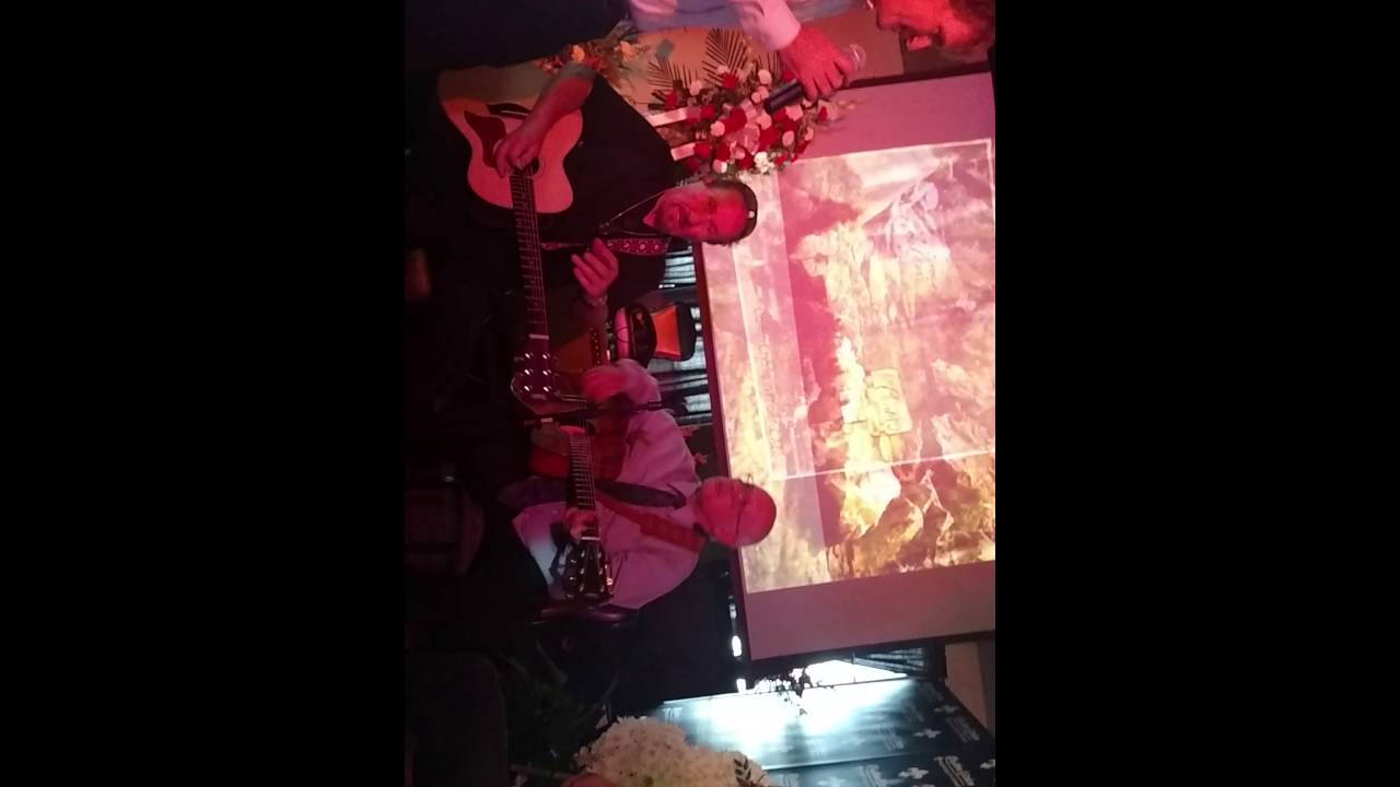 Elvis guitar player James Burton plays American Trilogy while Bobby Glass sings vocals - Las Vegas