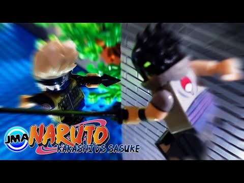 Naruto vs Goku vs Sasuke vs Vegeta - Brickfilm Stop Motion / JM ANIMATION  feat. Lakeside Lodge Set - BiliBili