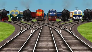 RAIL BHARAT EXPRESS TRAINS JOURNEYS VIDEO'S//TRAINZ SIMULATOR 3D//indian addons gameplay screenshot 2