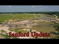 Update: Sanford Dam - Village of Sanford - Sanford Lake Flood - Aerial