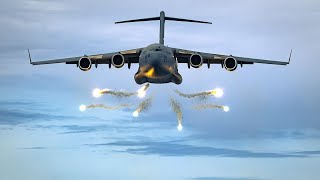 AMAZING C-17 GLOBEMASTER III CLOSE-UP TAKEOFF with AMAZING ENGINE SOUND