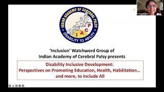 DISABILITY INCLUSIVE DEVELOPMENT