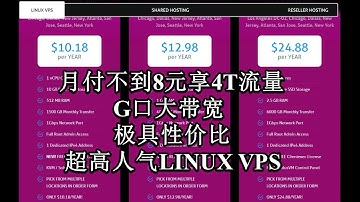 【便宜大流量VPS购买教程】便宜大流量美区VPS解锁chatGPT 真的没有更便宜的VPS了 月付不到6元享1Gbps大带宽 自建科学上网节点必备 轻松观看4k视频 无需信用卡VPS 支持支付宝付款