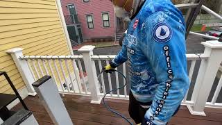 House pressure washing and deck soft washing in Cambridge, MA