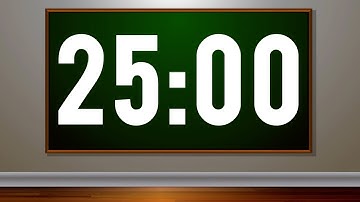 25 Minute Timer with Pop Music For Kids 🎵 Fun Timer for Classrooms, School, Home, Studying, Home