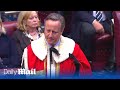 David cameron is introduced to uks house of lords after political return