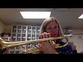 First three note on the trumpet - E, D, C