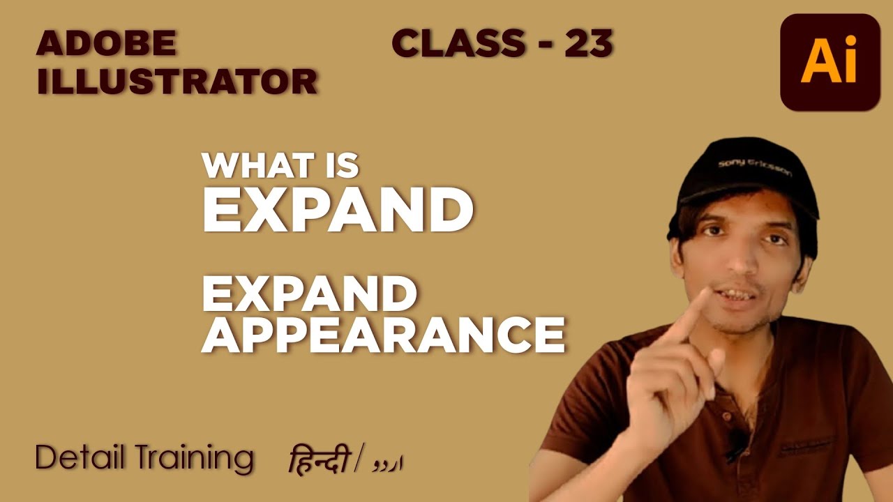 Adobe Illustrator Training Class 23 What Is Expand Expand Appearance In Urdu Hindi YouTube