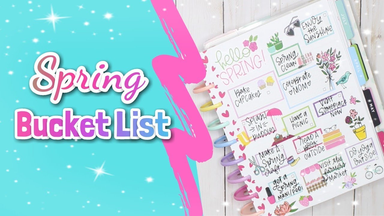 Creating My Spring Bucket List | The Happy Planner