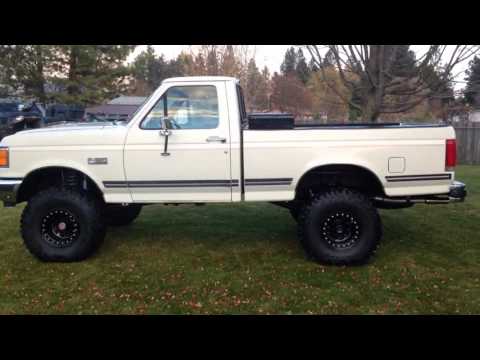 1995 Ford F150 before and after 4 inch supension lift | Doovi