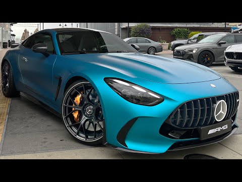 NEW 2024 Mercedes AMG GT! V8 Porsche 911 Killer +SOUND! Interior Exterior Review