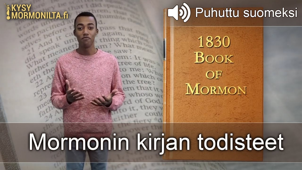 Mormonin kirjan todisteet