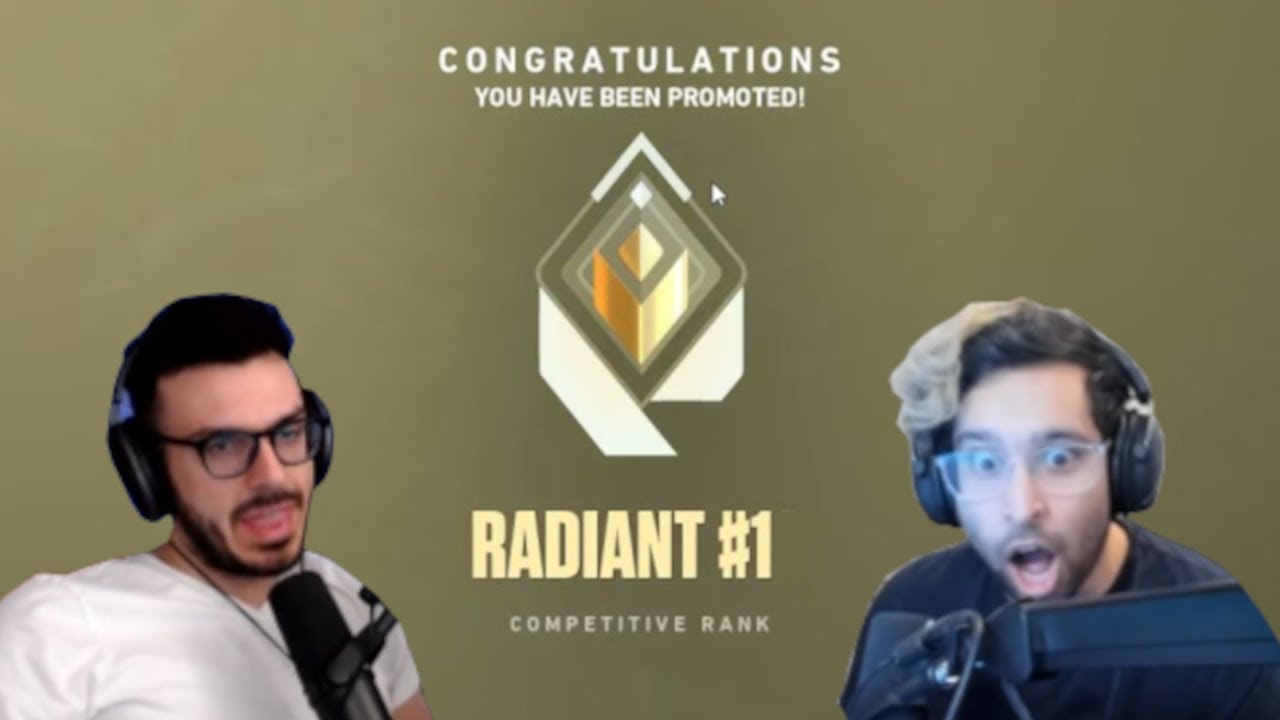 TARIK and SHAHZAM reaction to DASNERTH Rank #1 in Valorant