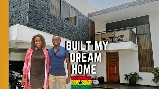 I BUILT MY GHANA HOME AT 27YRS WHILE IN AMERICA AND NOW I HAVE MOVED TO GHANA