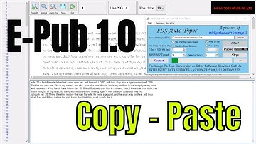 E-Pub 1.0 Copy-Paste Auto Typing Trick || Contact:- 8767325106 || Sub+Like