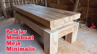 Make a minimalist jumbo table