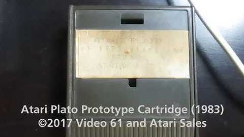 My Atari 8-bit Plato Prototype Cartridge
