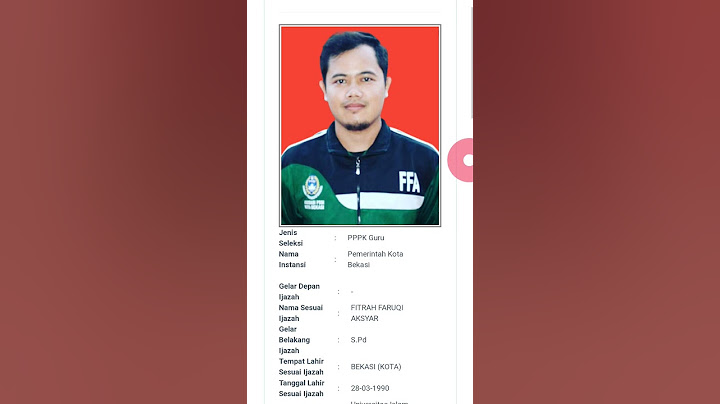 Alhamdulillah hasil seleksi Administrasi PPPK sudah bisa di Cek
