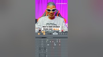 HOW TO MAKE AFROBEAT DRUMS IN FL 20 #afrobeats #afropop #drums #flstudio #producer #beats #howto
