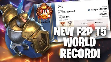 GrAbby Sets NEW F2P WORLD RECORD For FASTEST T5 UNLOCK! | Call of Dragons