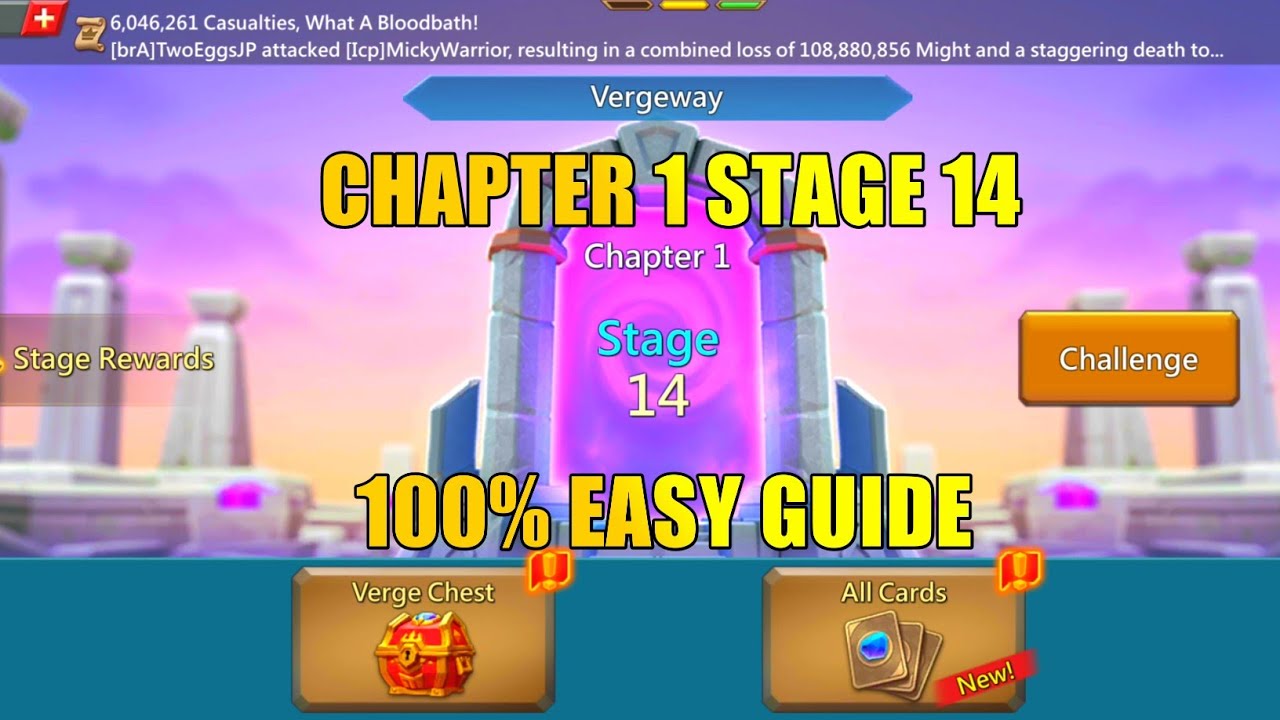 Lords mobile Vergeway Chapter 1 Stage 14|Lords mobile Vergeway Chapter 1|Stage 14 Vergeway