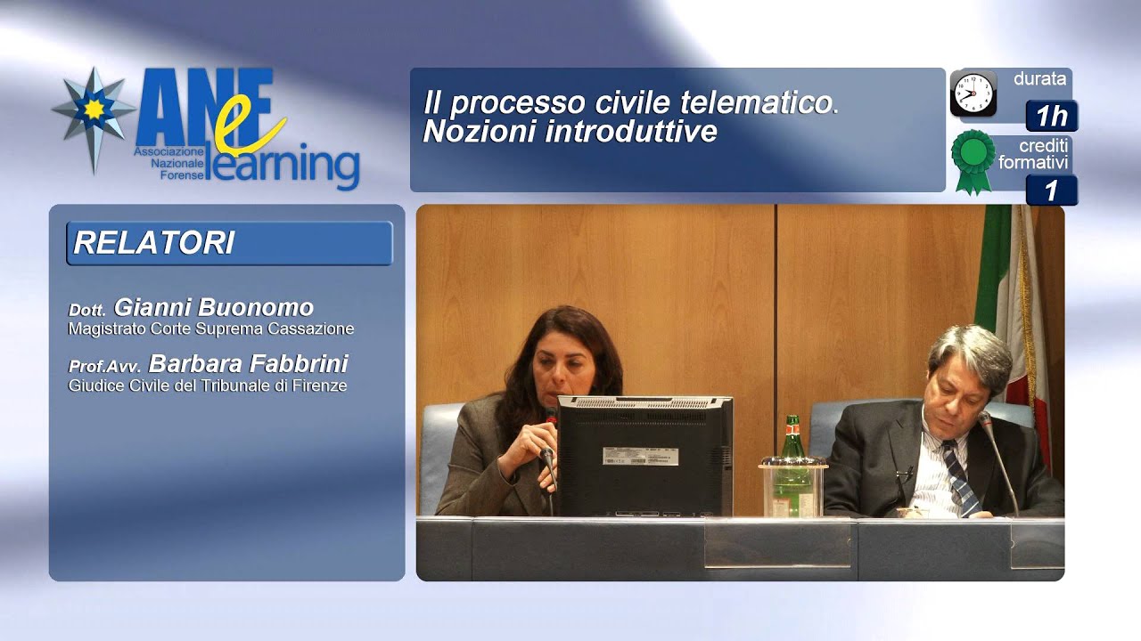 formazione inter Il processo civile telematico. Nozioni introduttive