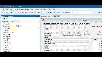 PREENCHENDO DBEDITS COM BUSCA EM EDIT - DELPHI 10.3