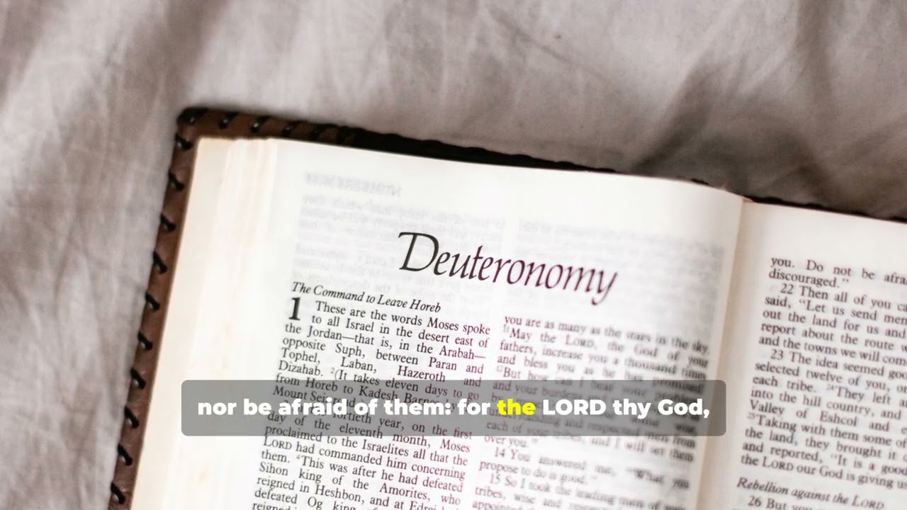 Fear Not: Deuteronomy 31 (1 -8) (KJV)