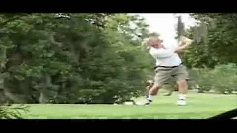 Jackass golf course airhorn stunt