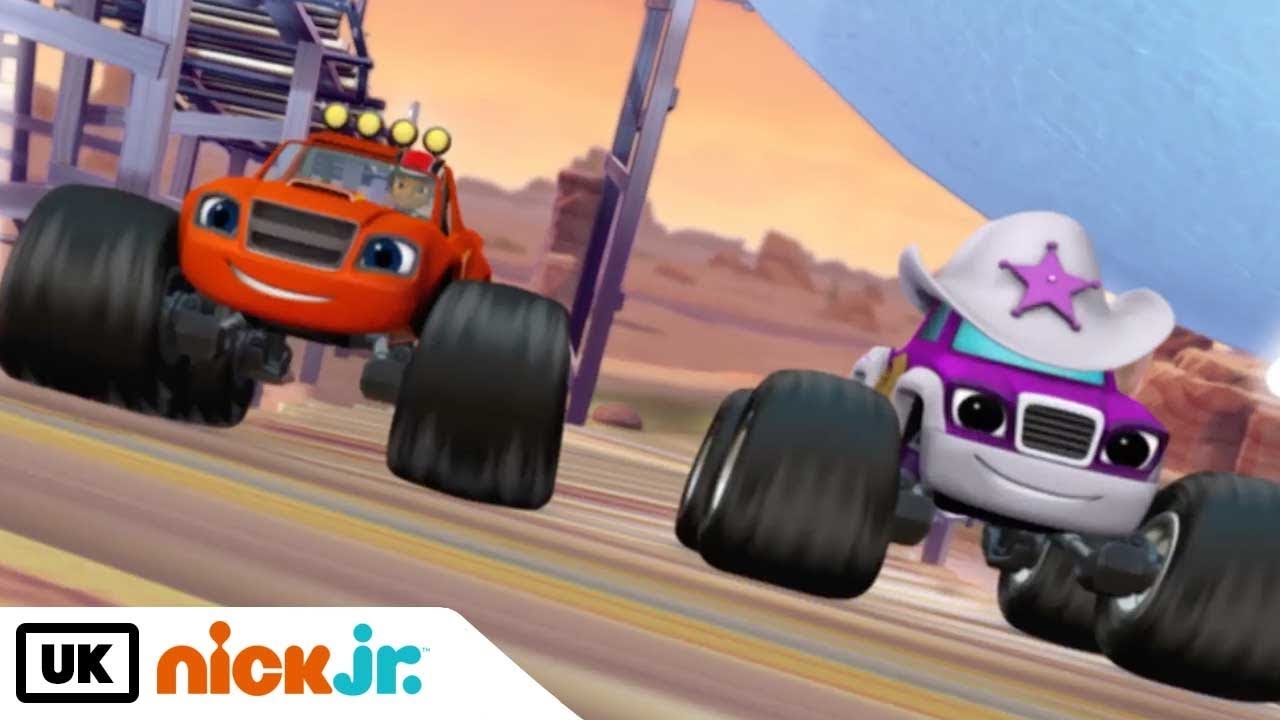 ⁣Blaze and the Monster Machines | The Bouncing Bull Racetrack | Nick Jr. UK