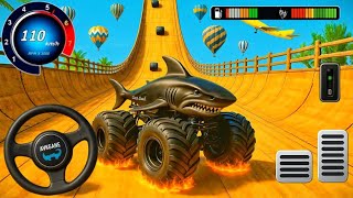 몬스터 트럭 메가 램프 임파서블 드라이버 - 4x4 궁극의 자동차 스턴트 GT 레이싱 - 안드로이드 게임플레이 2026 screenshot 5