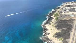 Lava Field Kona Airport Koa Boeing 737 Max 9 Take Off October 28, 2025