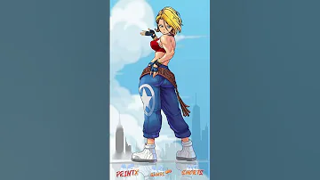 KOF Blue Mary Baixinha Boa De Briga 