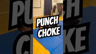 Punch choke from closed guard 👊🏻 #bjj #jiujitsu #brazilianjiujitsu #closedguard #bjjtechnique