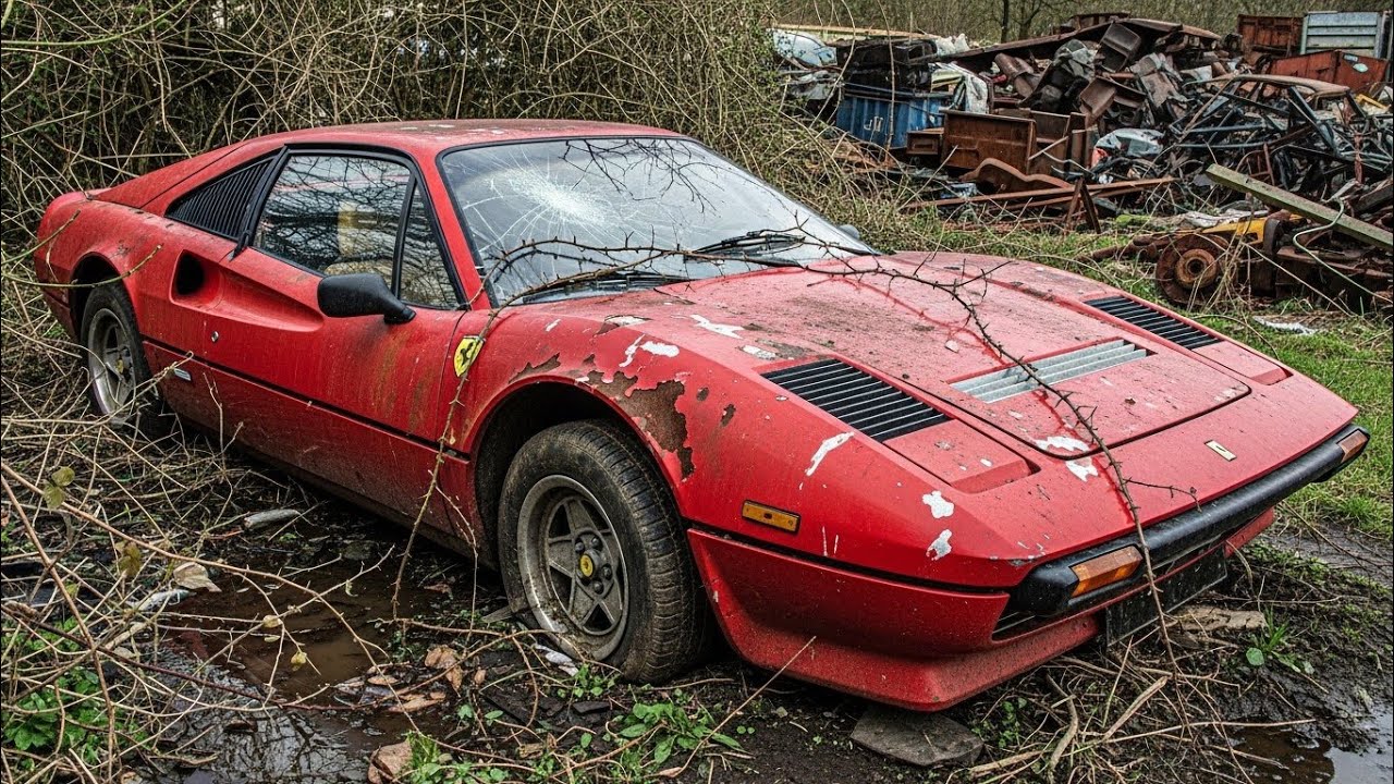 ASMR Car Restoration! 1984 Ferrari 308 GTS Red from Abandoned State to Looking New