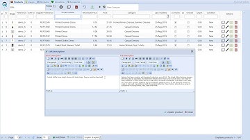 QuickUpdate for Prestashop - How to update product descriptions.