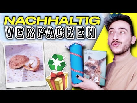 6 Ideen, um Geschenke nachhaltig zu verpacken 🎁 zero waste | Dimxoo