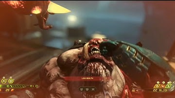DoomSlayer kills Mancubus by looking at it(i uploaded the wrong video but they are really similar)