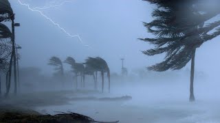 Notte Tempestosa Per Dormire All&#39;istante Con Vento Forte, Forti Piogge E Tuoni 🌨 Terribile Uragano