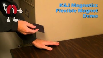 K&J Magnetics - Refrigerator Magnet Demo