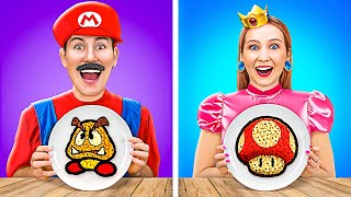 Арт-Челлендж: Пикачу Vs Марио || Крутые Шедевры Из Блинчиков С 123 Go!