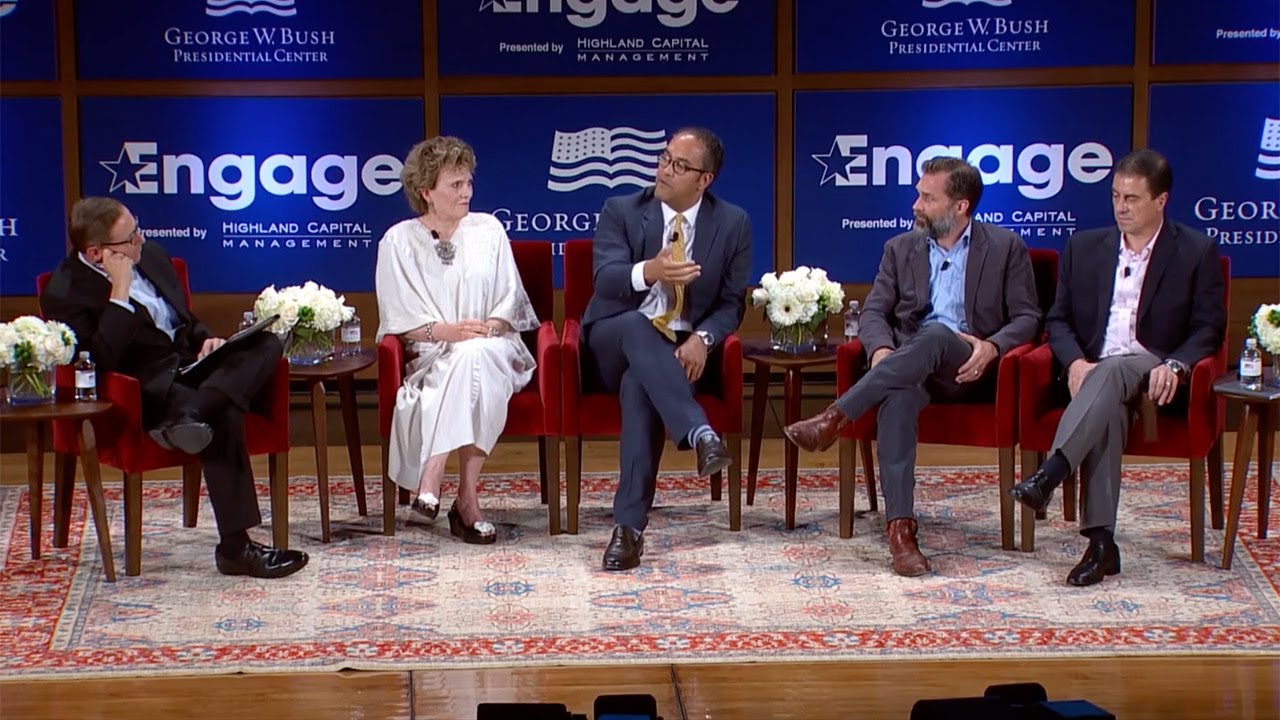 Will Hurd on a Gearge W. Bush panel