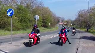 Durham Easter Egg Run 2019  approaching Darlington