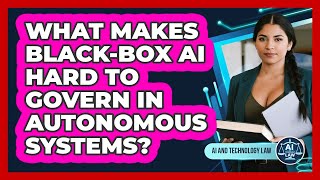 What Makes Black-box AI Hard To Govern In Autonomous Systems - AI and Technology Law